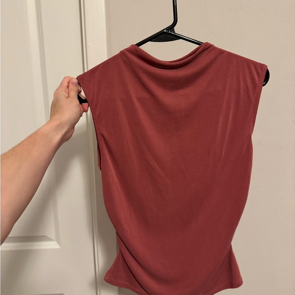 Francesca's Collections Dusty Pink Tank Top